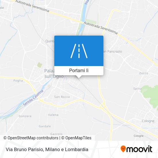 Mappa Via Bruno Parisio