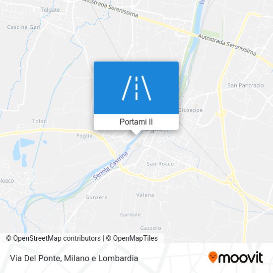 Mappa Via Del Ponte