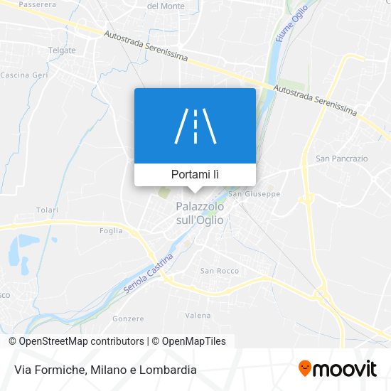 Mappa Via Formiche