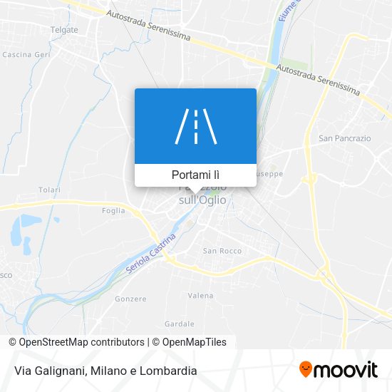 Mappa Via Galignani