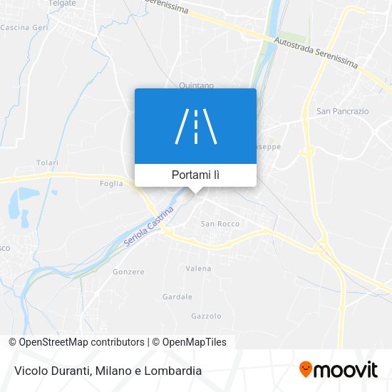 Mappa Vicolo Duranti
