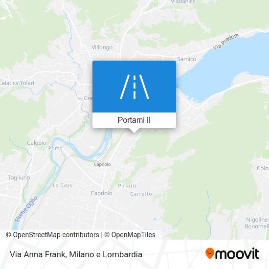 Mappa Via Anna Frank