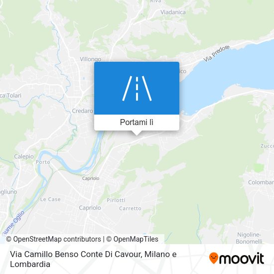 Mappa Via Camillo Benso Conte Di Cavour