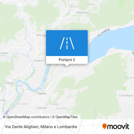 Mappa Via Dante Alighieri