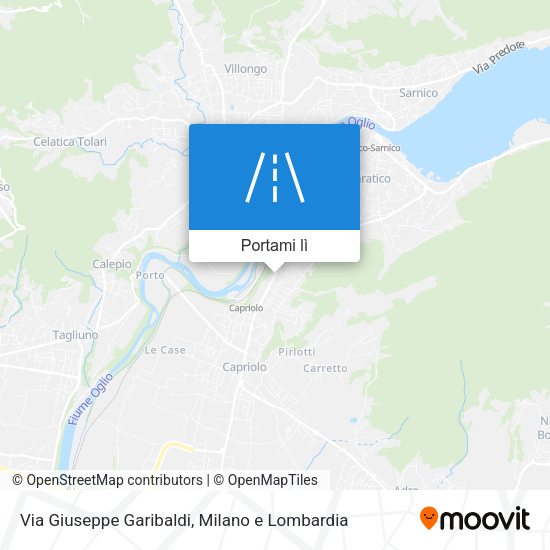 Mappa Via Giuseppe Garibaldi