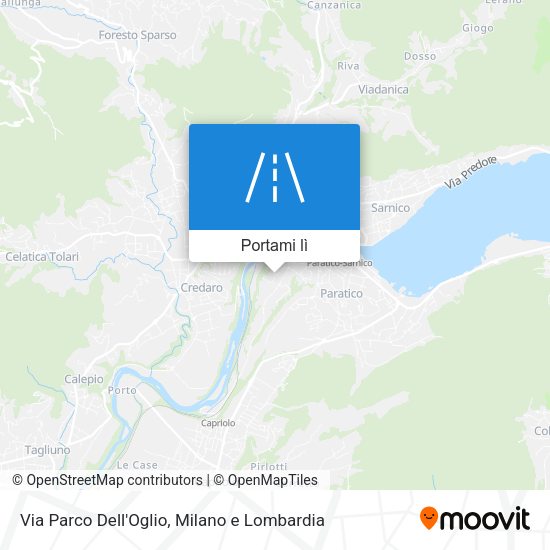 Mappa Via Parco Dell'Oglio
