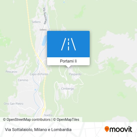Mappa Via Sottalaiolo