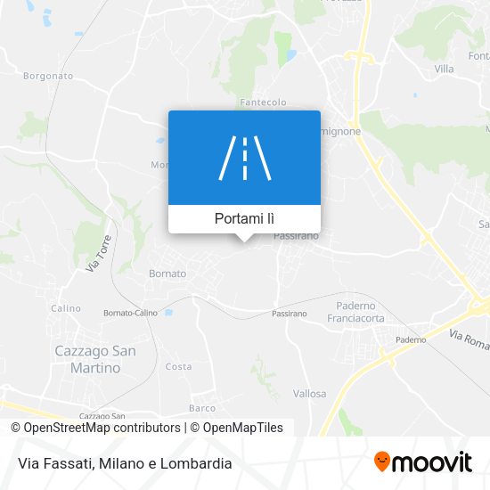 Mappa Via Fassati