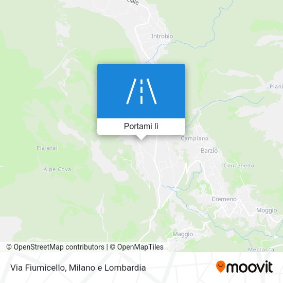Mappa Via Fiumicello