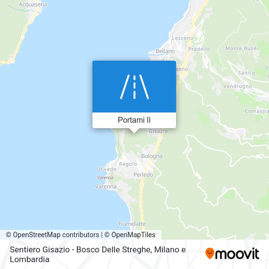 Mappa Sentiero Gisazio - Bosco Delle Streghe