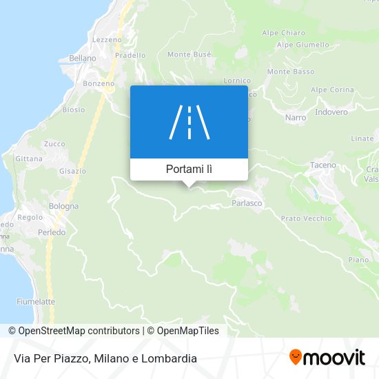 Mappa Via Per Piazzo
