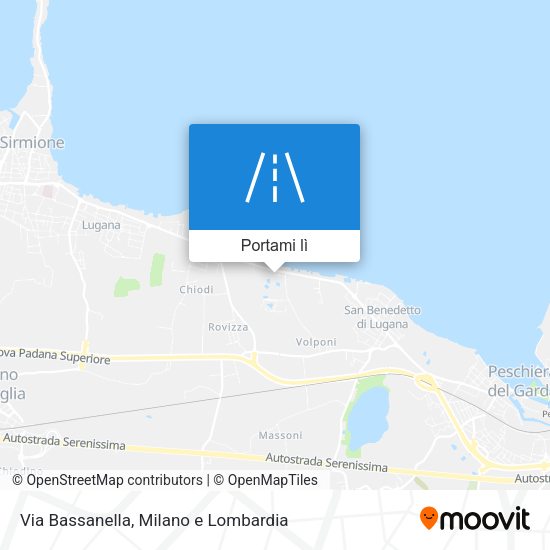 Mappa Via Bassanella