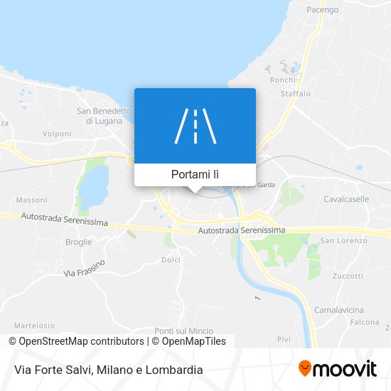 Mappa Via Forte Salvi
