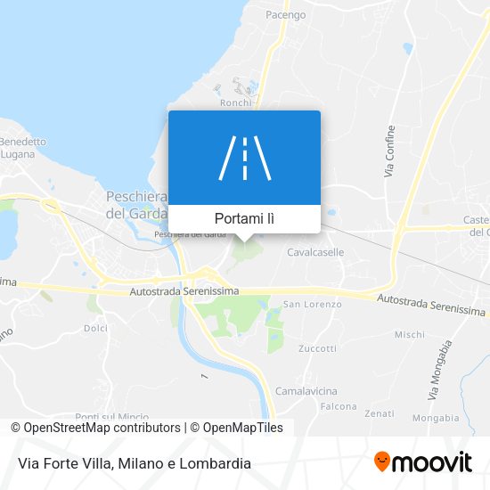 Mappa Via Forte Villa