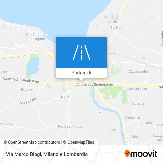 Mappa Via Marco Biagi