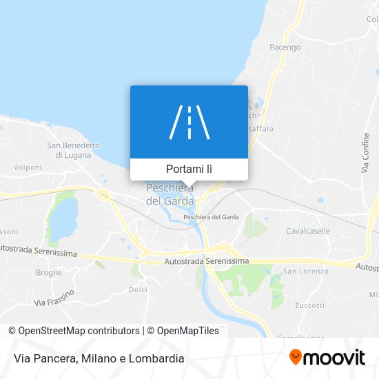 Mappa Via Pancera