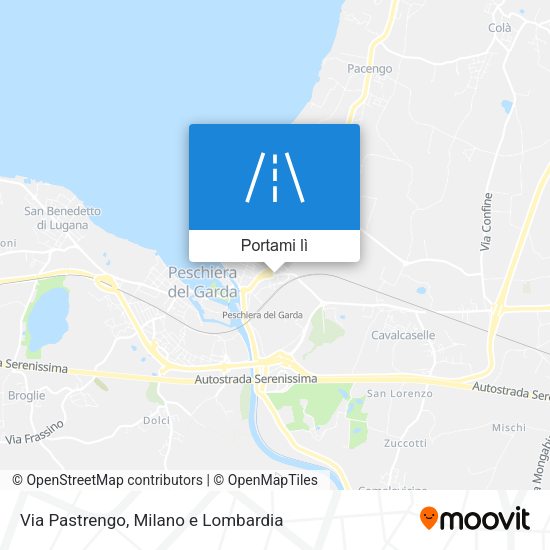 Mappa Via Pastrengo
