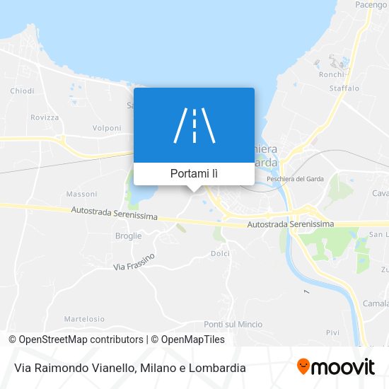 Mappa Via Raimondo Vianello
