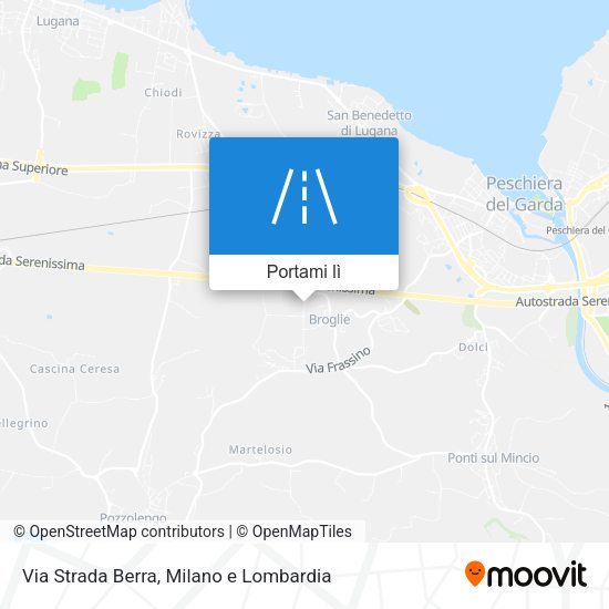 Mappa Via Strada Berra
