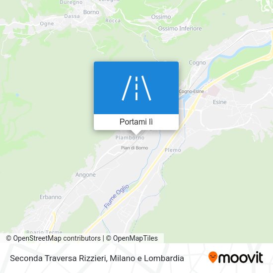 Mappa Seconda Traversa Rizzieri