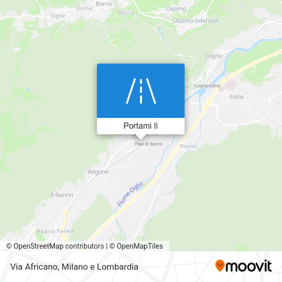 Mappa Via Africano