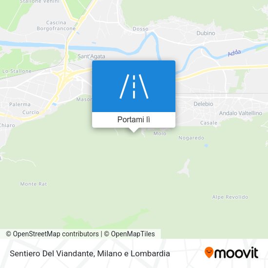 Mappa Sentiero Del Viandante