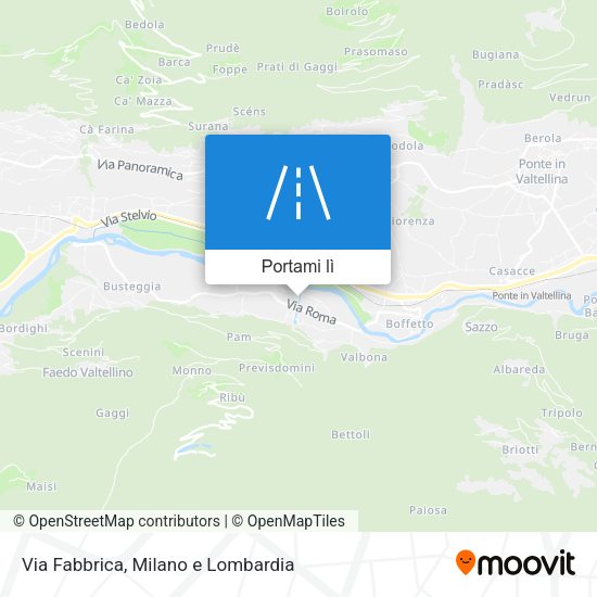 Mappa Via Fabbrica