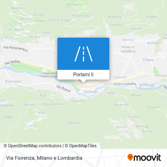 Mappa Via Fiorenza