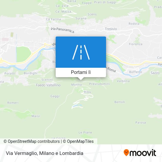 Mappa Via Vermaglio
