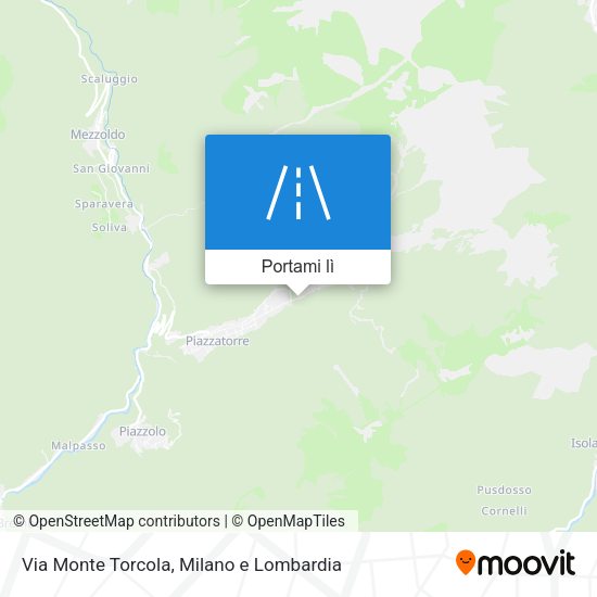Mappa Via Monte Torcola