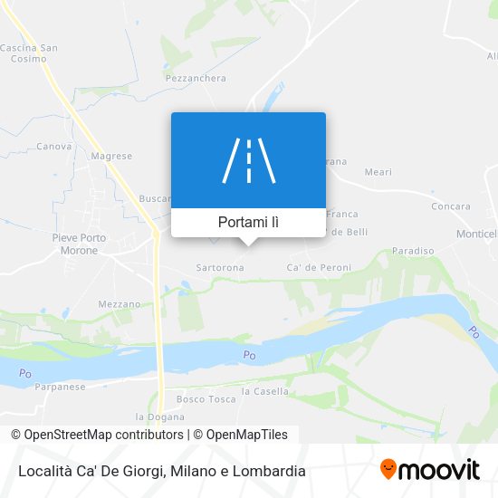 Mappa Località Ca' De Giorgi