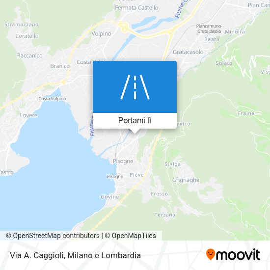 Mappa Via A. Caggioli