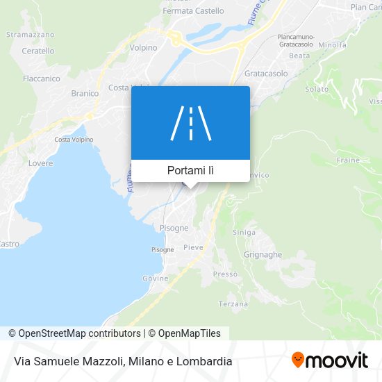 Mappa Via Samuele Mazzoli