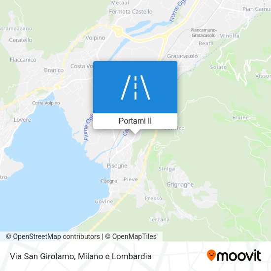 Mappa Via San Girolamo