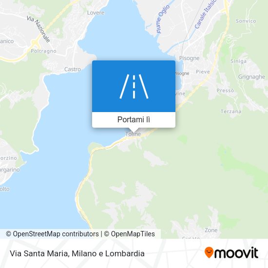 Mappa Via Santa Maria