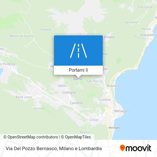 Mappa Via Del Pozzo Bernasco