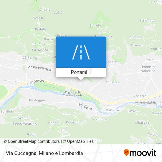 Mappa Via Cuccagna