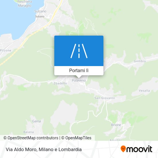 Mappa Via Aldo Moro