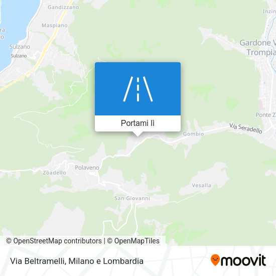 Mappa Via Beltramelli