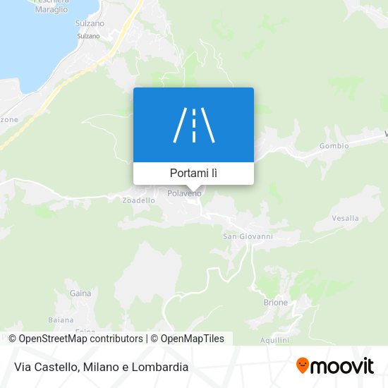 Mappa Via Castello