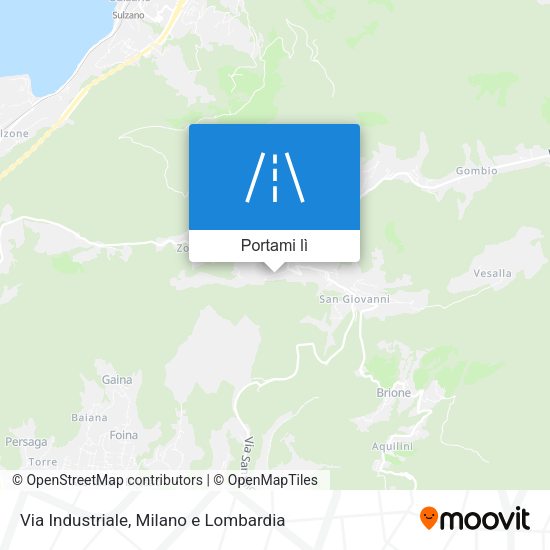 Mappa Via Industriale