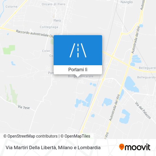 Mappa Via Martiri Della Libertà