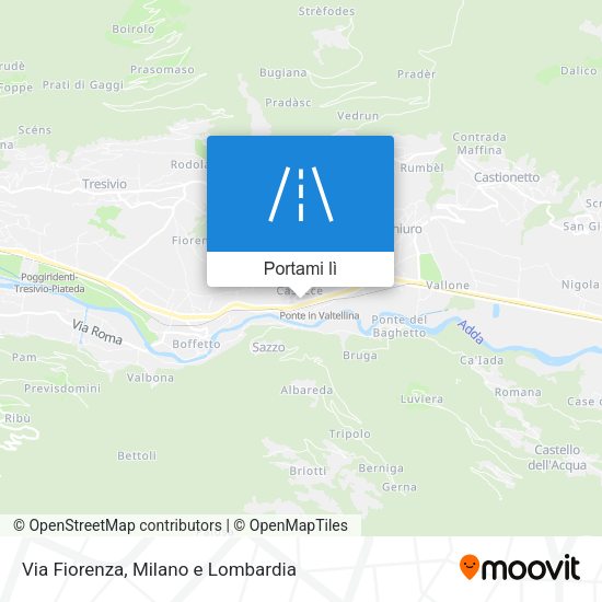 Mappa Via Fiorenza