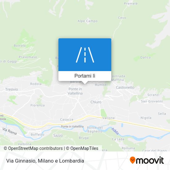 Mappa Via Ginnasio