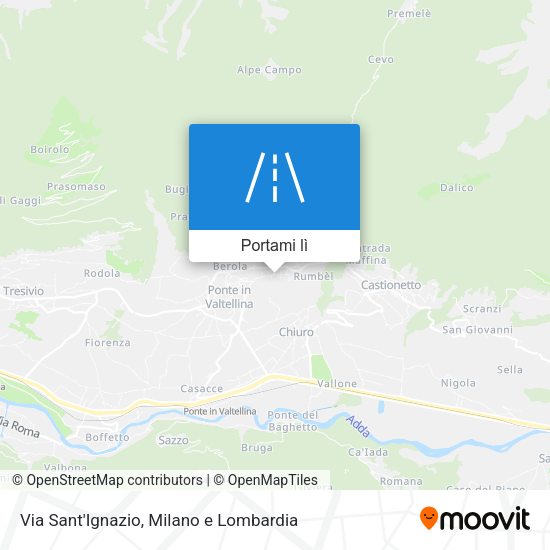 Mappa Via Sant'Ignazio