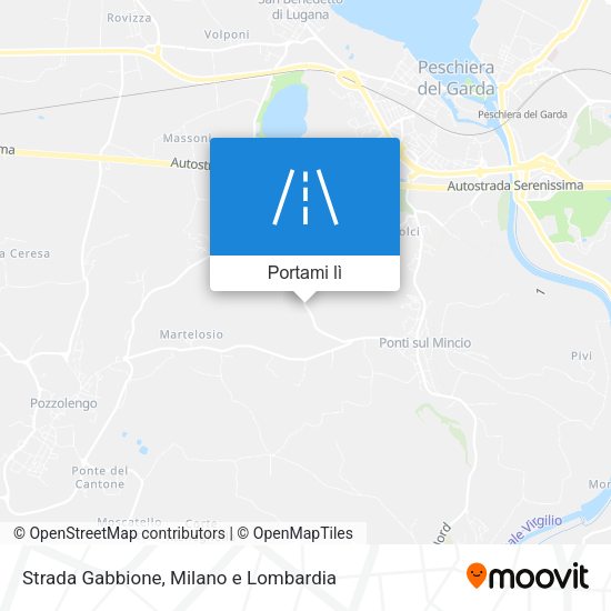 Mappa Strada Gabbione