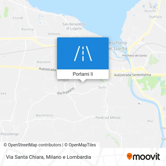 Mappa Via Santa Chiara