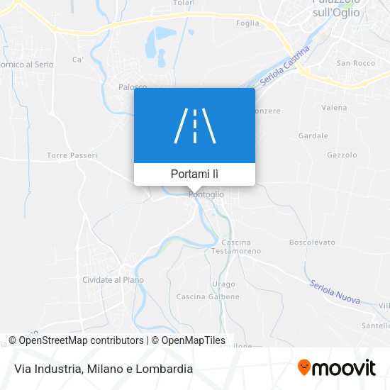 Mappa Via Industria