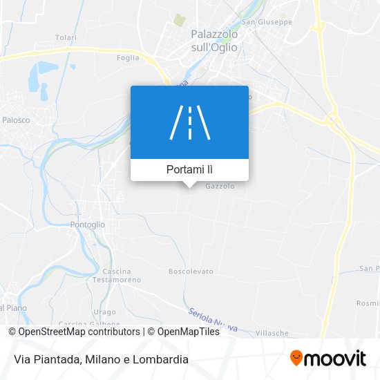 Mappa Via Piantada