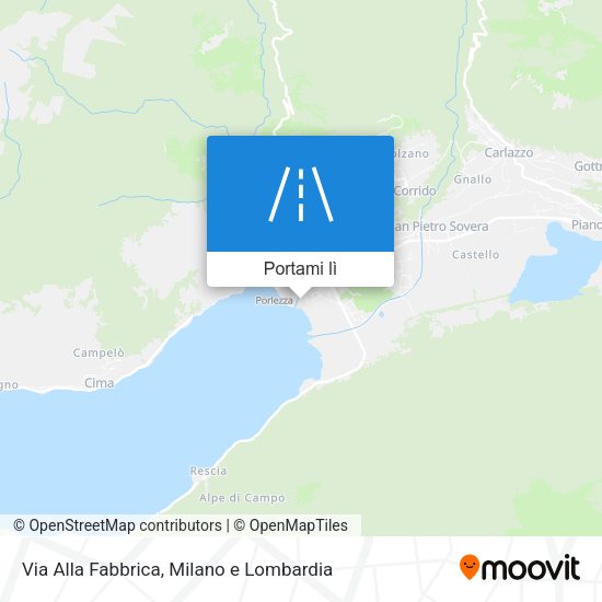 Mappa Via Alla Fabbrica